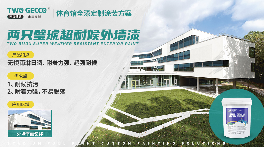两只璧琥超耐候外墙漆